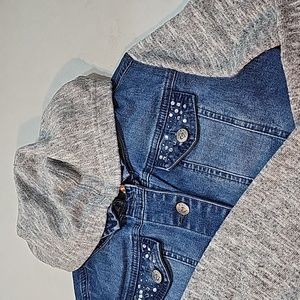 Justice Jean Jacket with Rhinestones